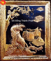 Tranh chúa Sơn Lâm - Đồ Đồng Thành Phát
